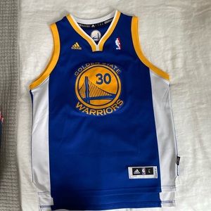 Adidas, Golden State Warriors Jersey, Kids Size L